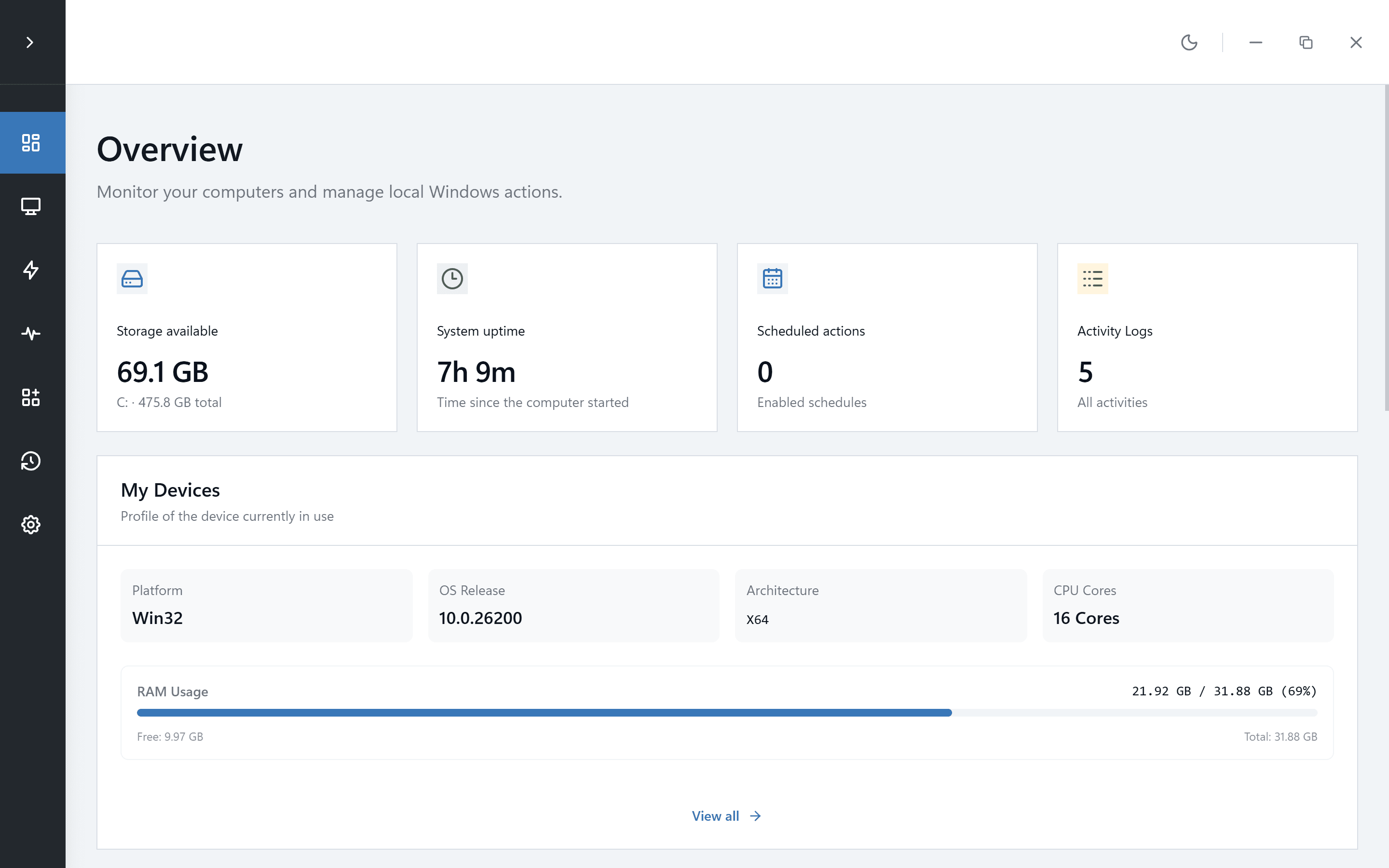 Erlang System Care project preview